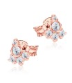 Beautiful Designed with CZ Stone Silver Ear Stud STS-5138